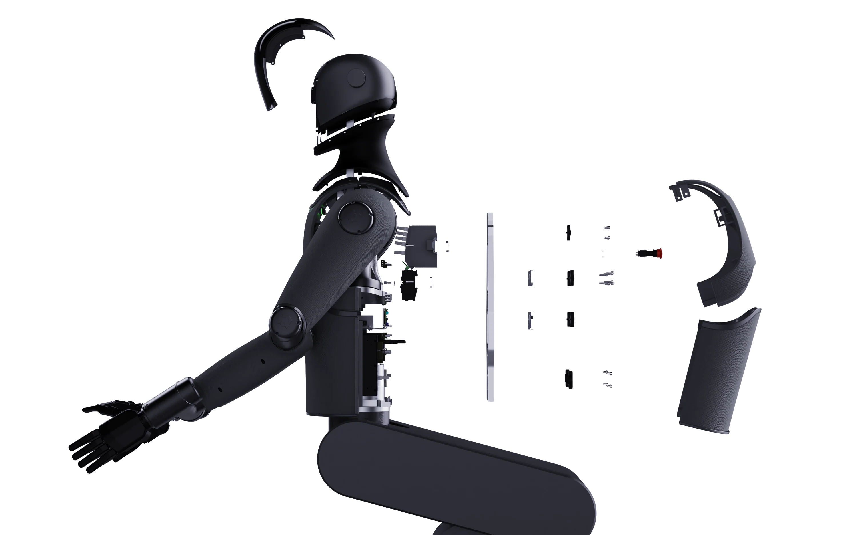 Exploded view of the MARK One