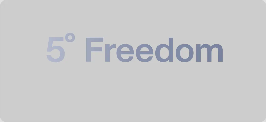 Five-axis freedom